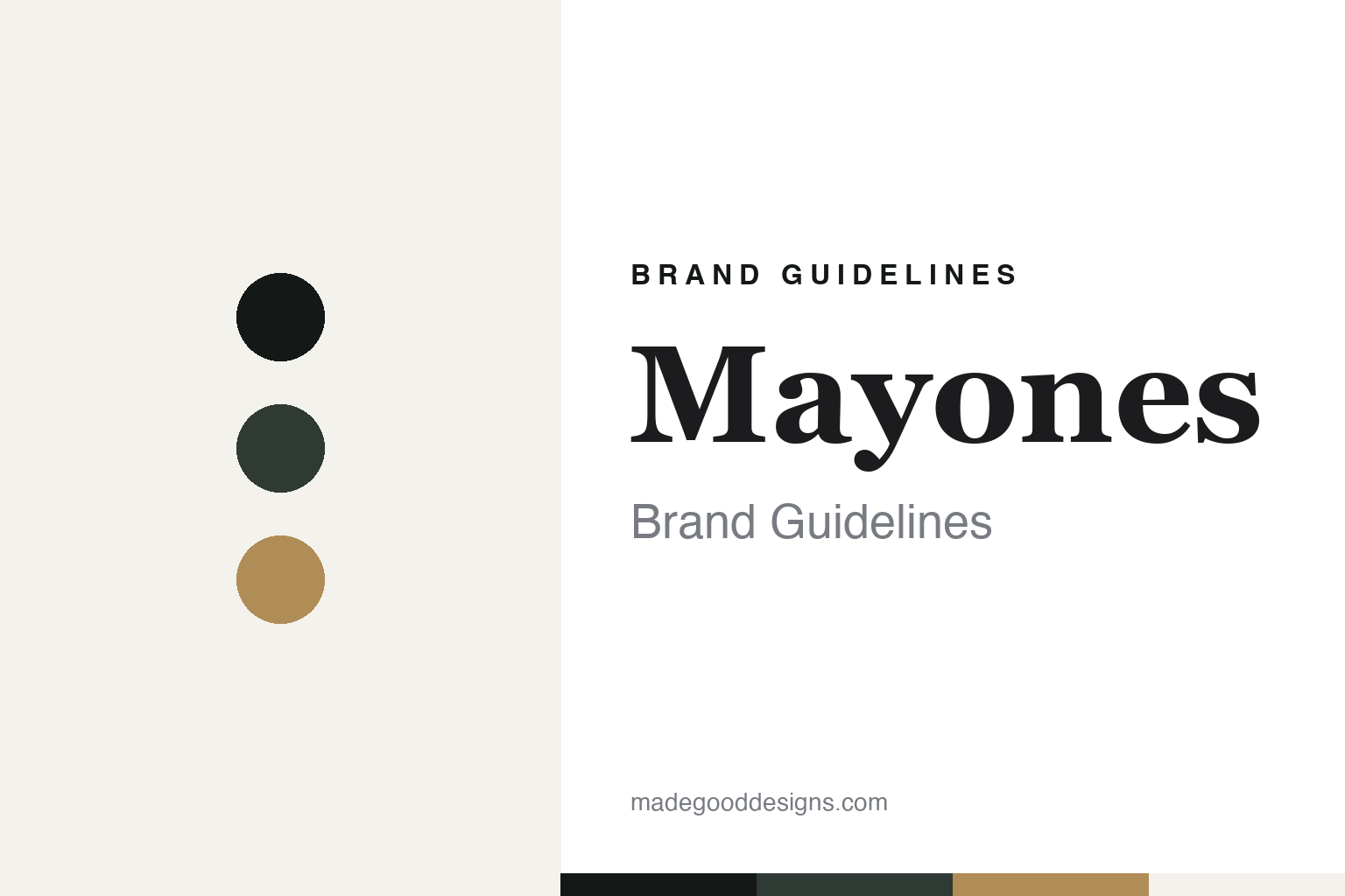 Mayones brand guidelines — abstract colour discs and material texture (original homage; not a Mayones product or logo)