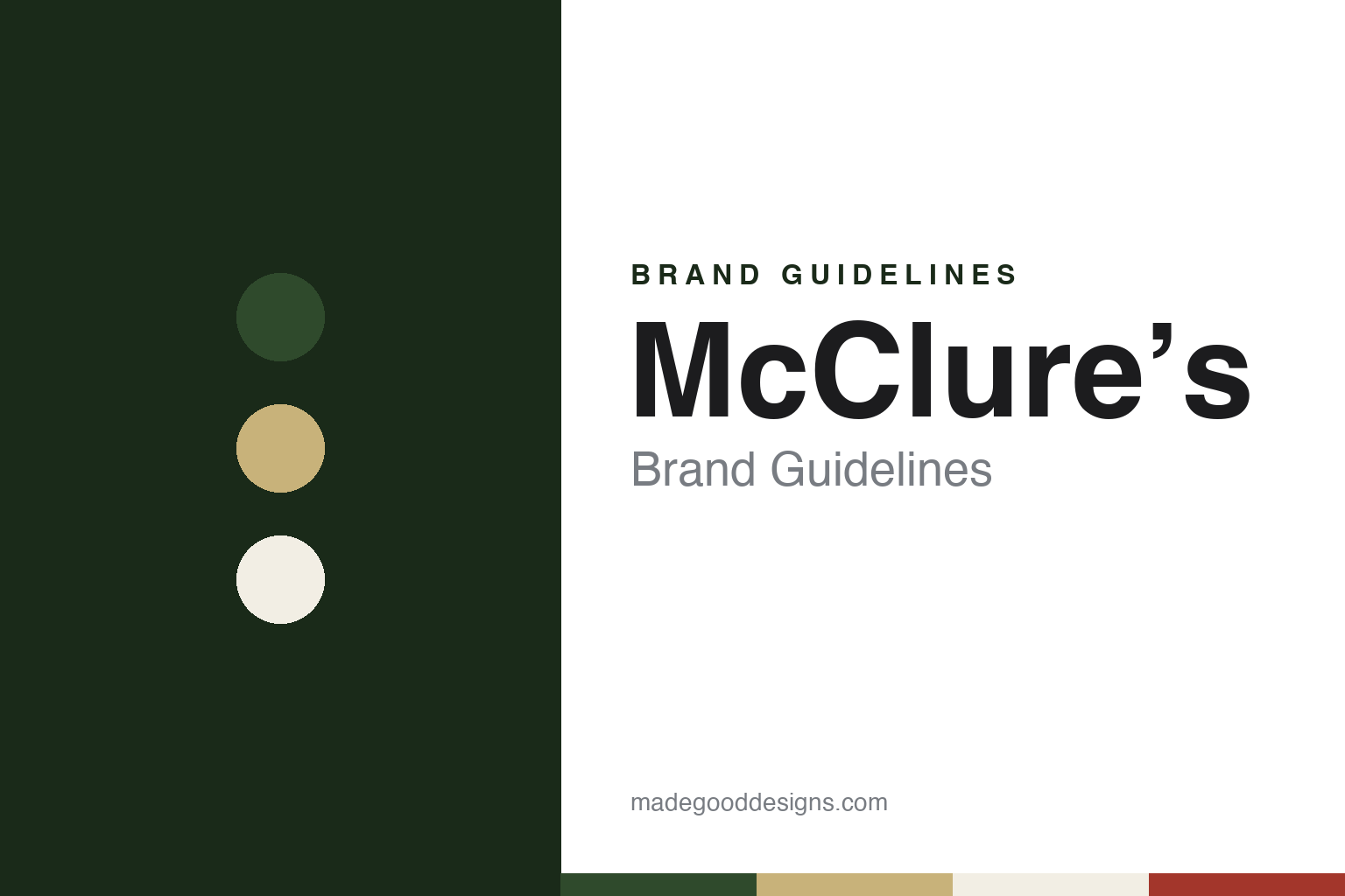 McClure’s Brand Guidelines: Detroit Brothers & a Family Pickle Recipe