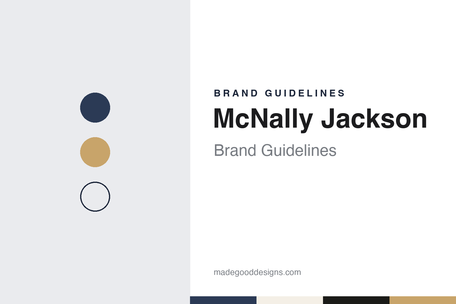 McNally Jackson brand guidelines — abstract colour discs and material texture (original homage; not a McNally Jackson product or logo)