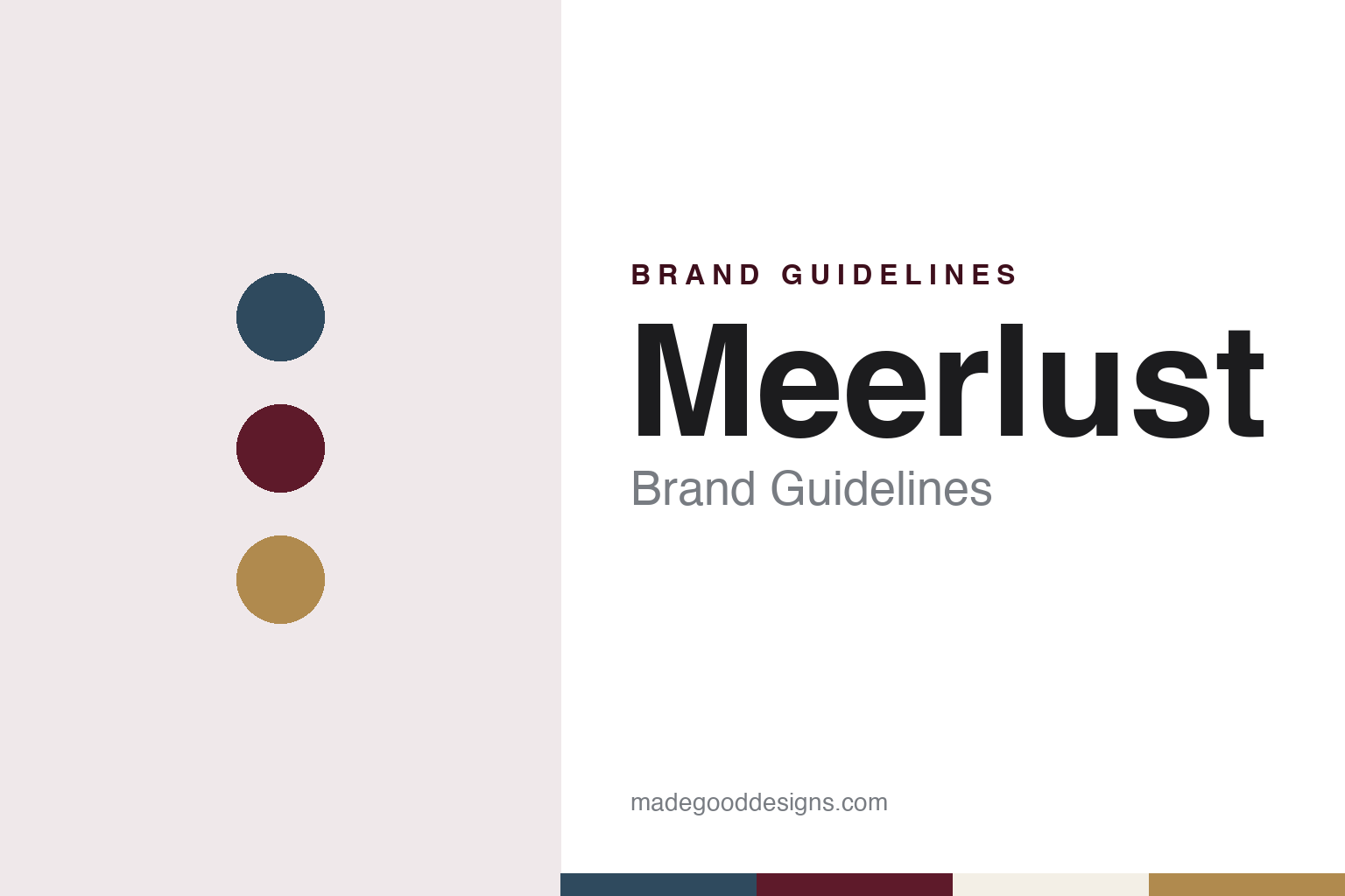 Meerlust Brand Guidelines: The Stellenbosch Estate of 1693, Owned by the Myburgh Family Since 1756