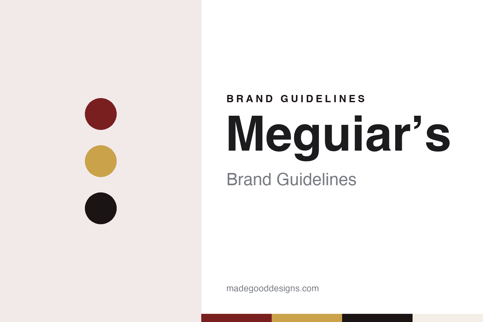 Meguiar’s brand guidelines — abstract colour discs and material texture (original homage; not a Meguiar’s product or logo)