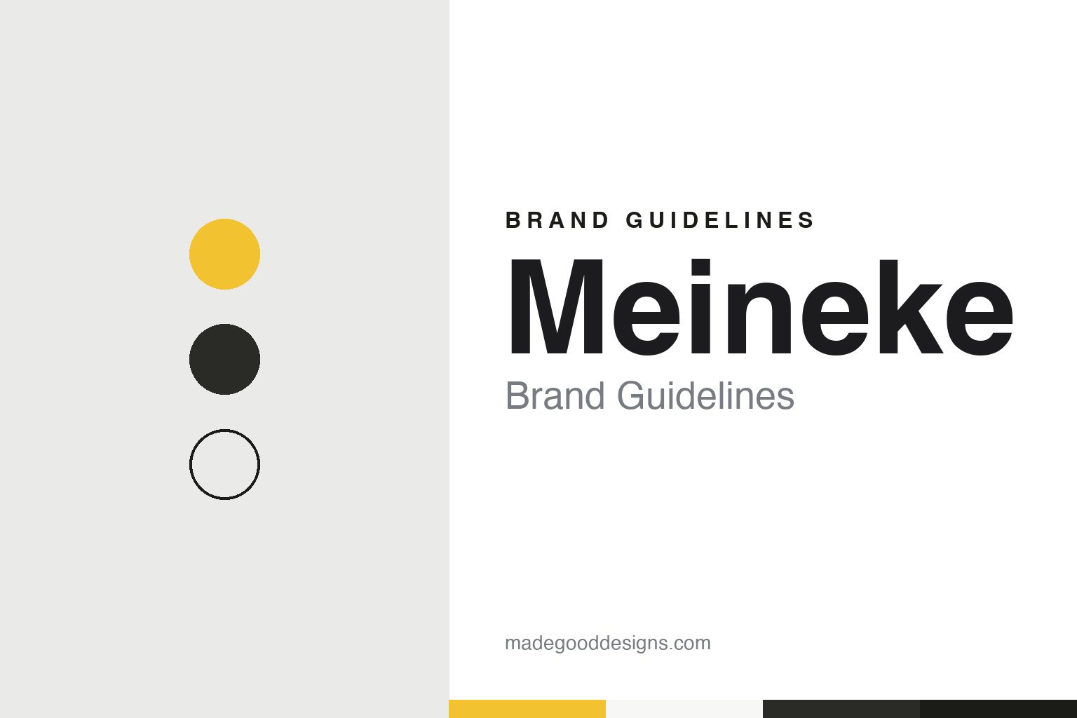 Meineke brand guidelines — abstract colour discs and material texture (original homage; not a Meineke product or logo)