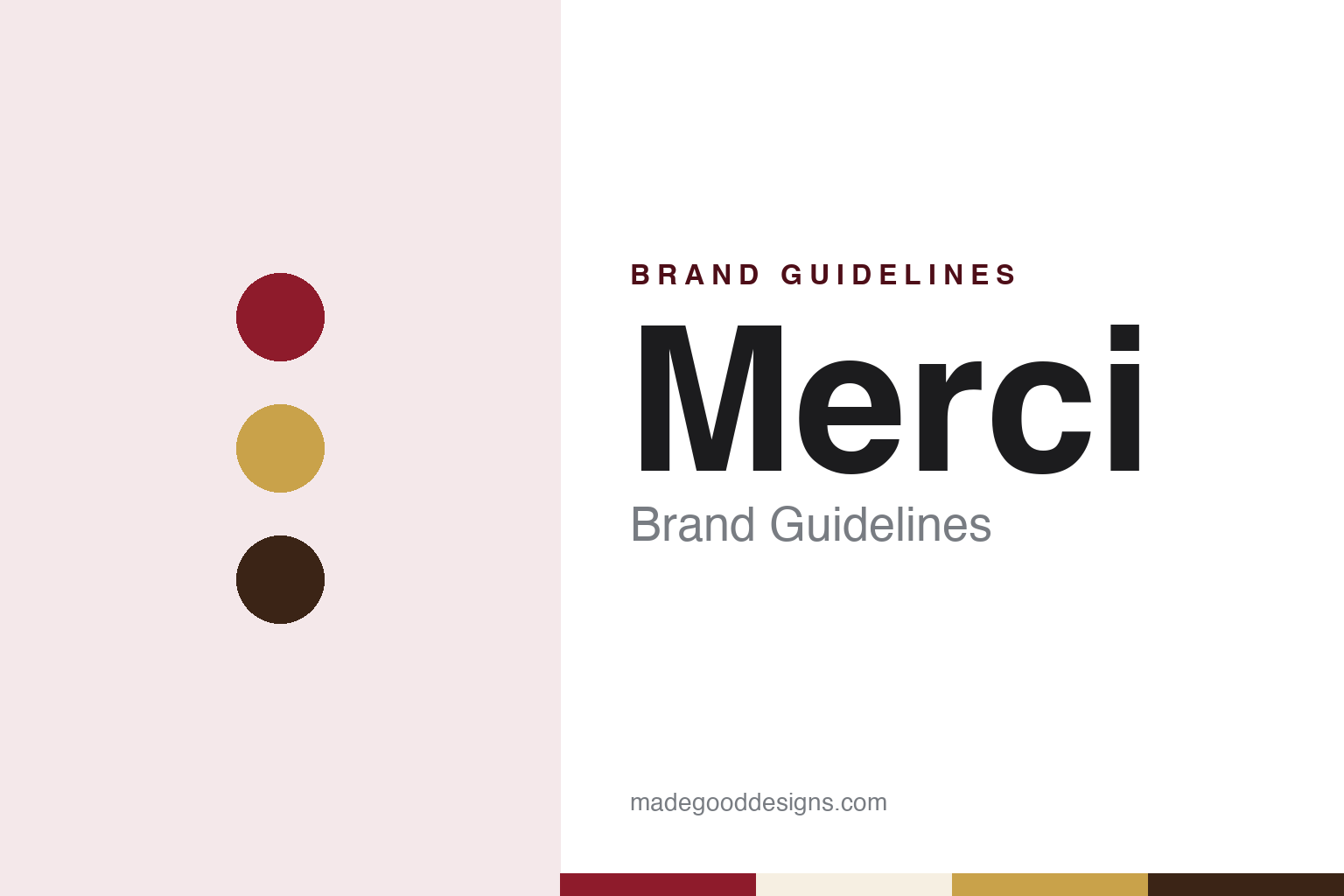 Merci Brand Guidelines: Storck’s Gold-Wrapped Chocolate Named for “Thank You”