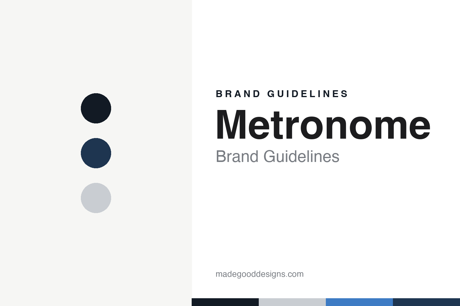 Metronome Brand Guidelines: The Tarn Workshop Behind the Kalista CD Transport
