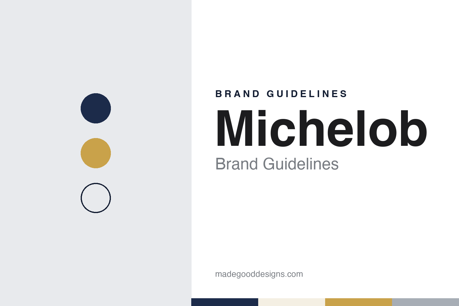 Michelob Brand Guidelines: Adolphus Busch’s 1896 Super-Premium Lager