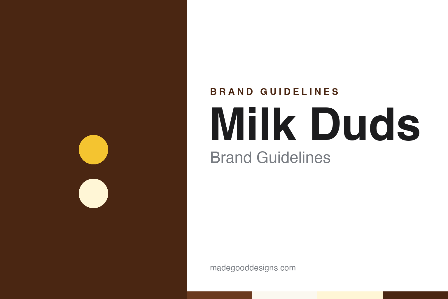 Milk Duds Brand Guidelines: The Chicago Caramel That Was Meant to Be Round