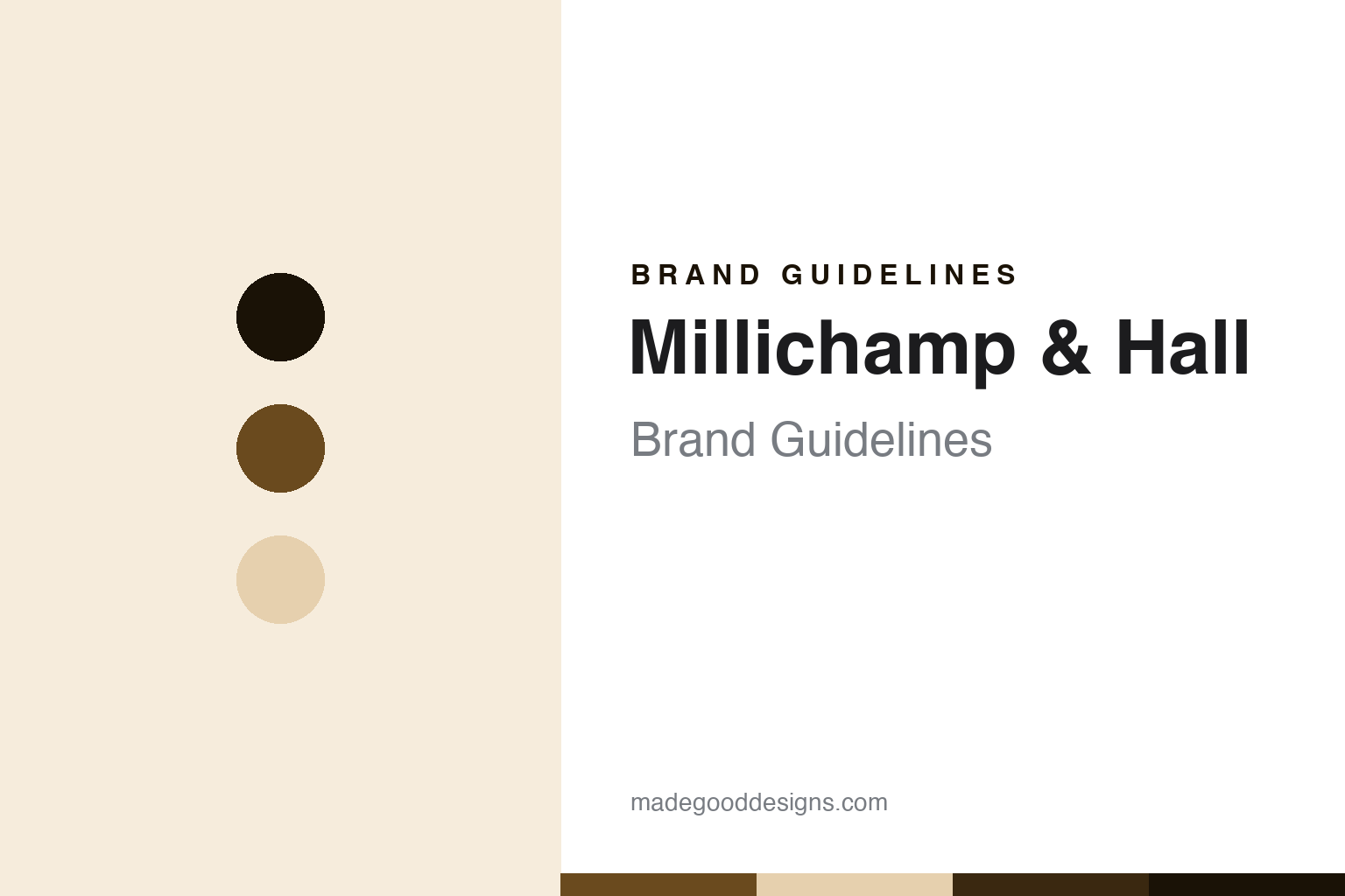 Millichamp & Hall Brand Guidelines: The Bat Under Someone Else’s Label