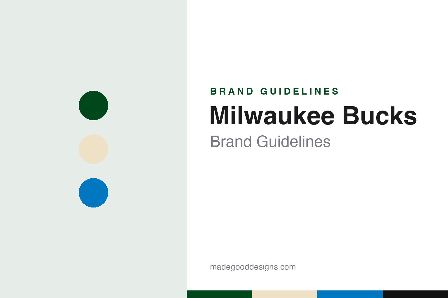 Milwaukee Bucks brand guidelines — abstract colour discs and material texture (original homage; not a Milwaukee Bucks product or logo)