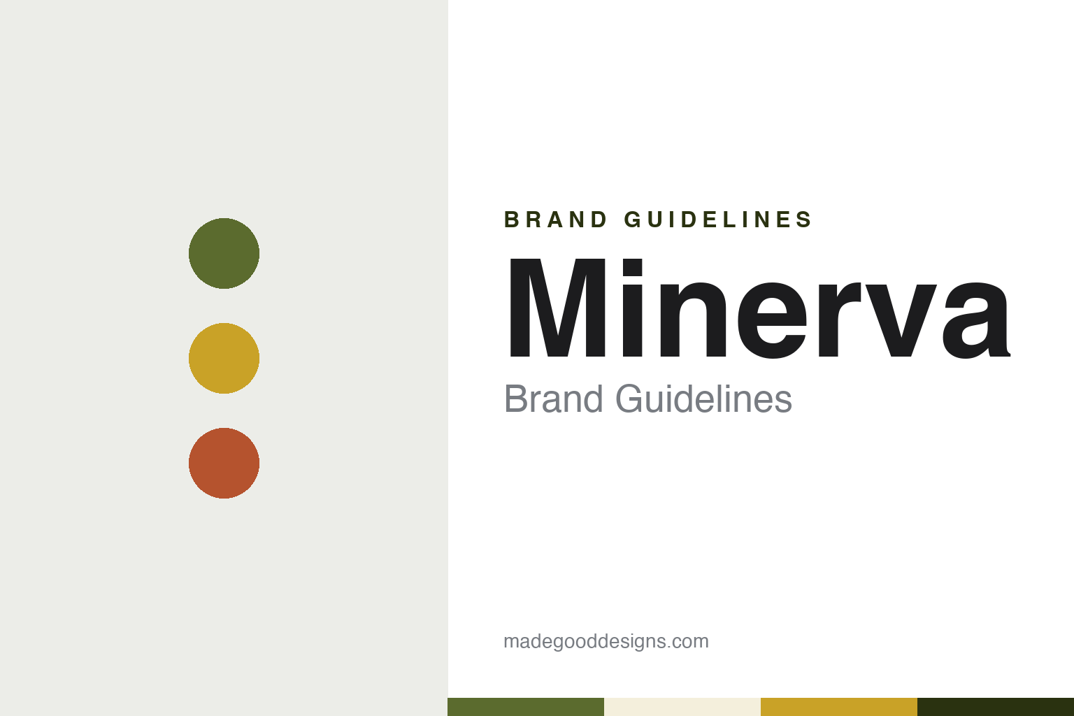 Minerva Brand Guidelines: The Athens Olive Oil House That Became a Greek Food Group
