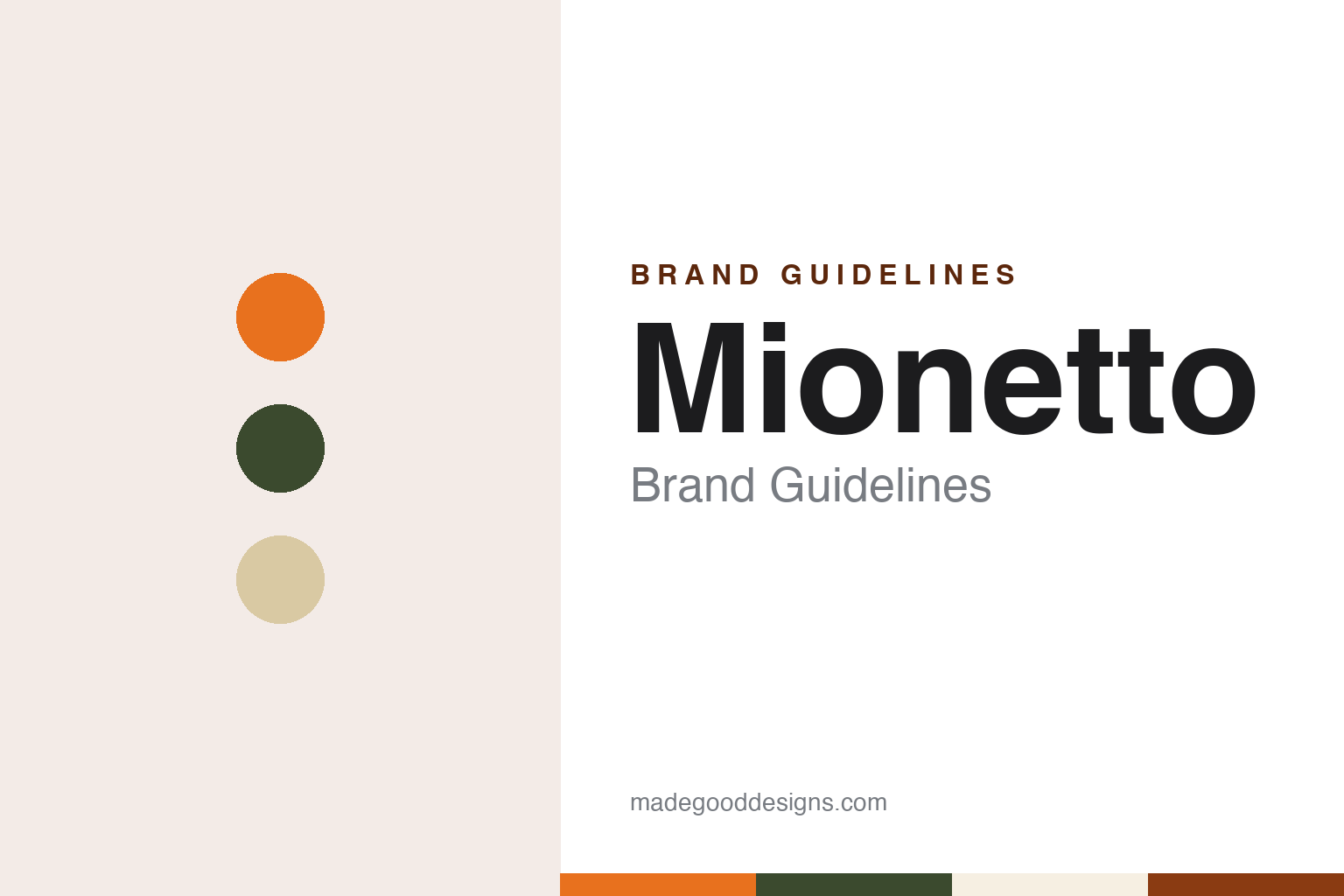 Mionetto Brand Guidelines: The Valdobbiadene Prosecco House of 1887 and Its Orange Sash