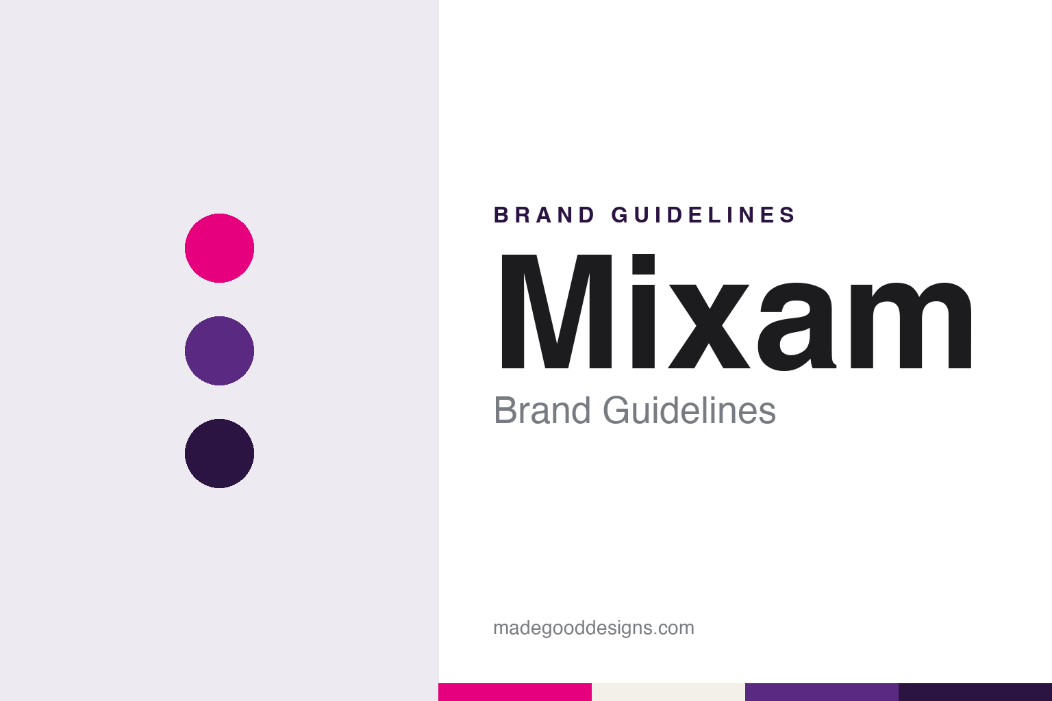 Mixam Brand Guidelines: A Watford Printer That Moved Its Orders Online