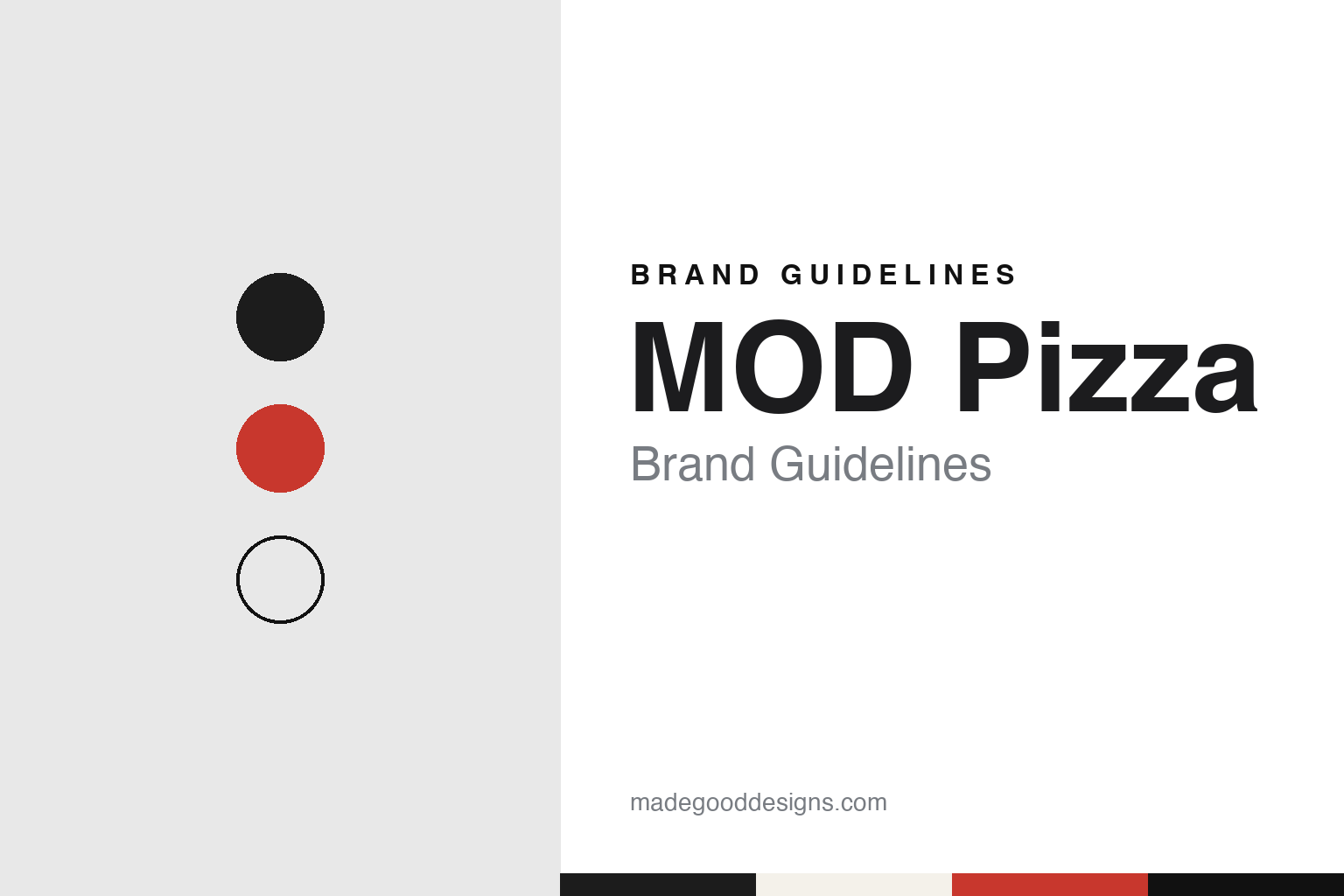 MOD Pizza Brand Guidelines: The Seattle “Made on Demand” Pizza Counter