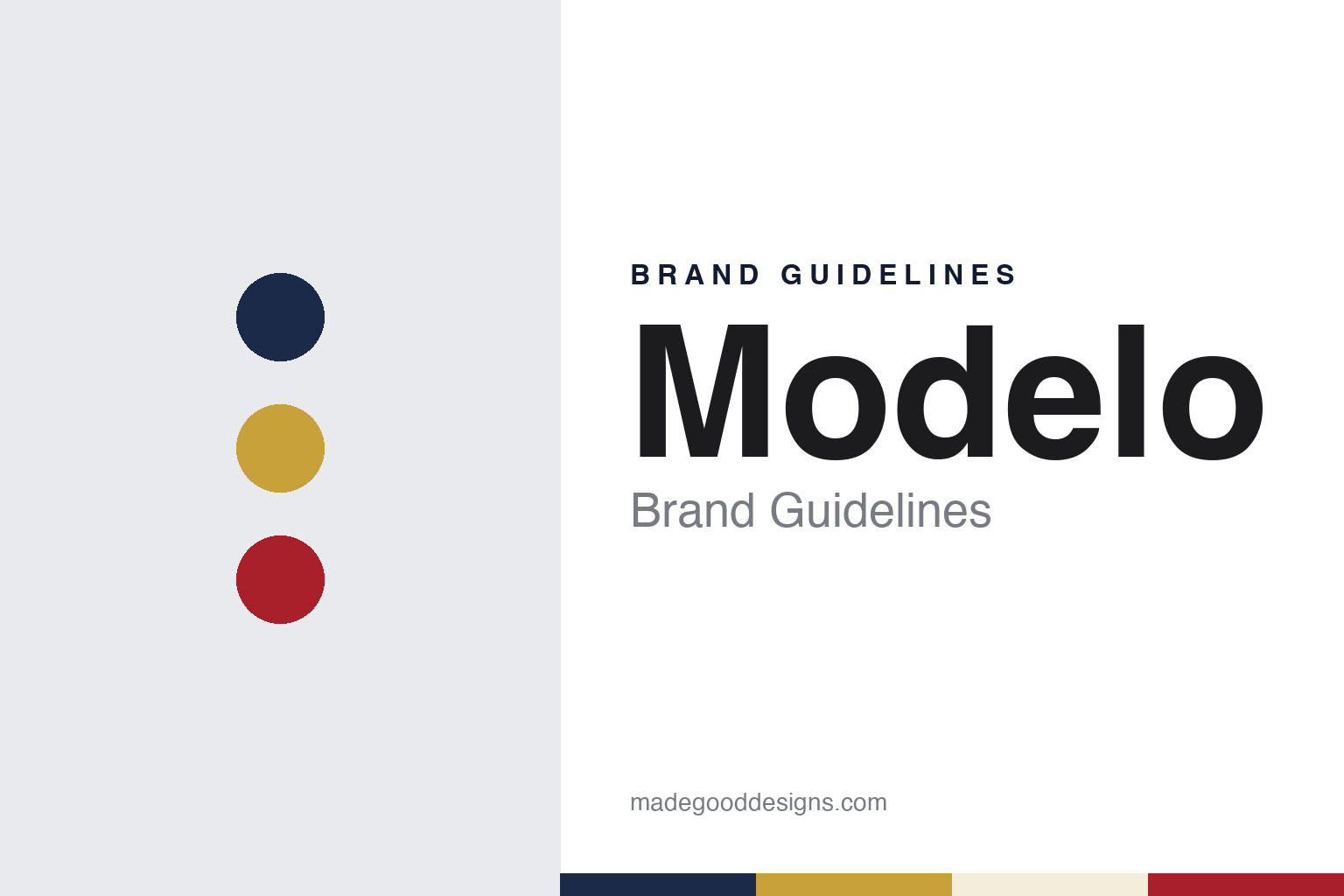 Modelo Brand Guidelines: The Mexico City Brewery Behind Modelo Especial