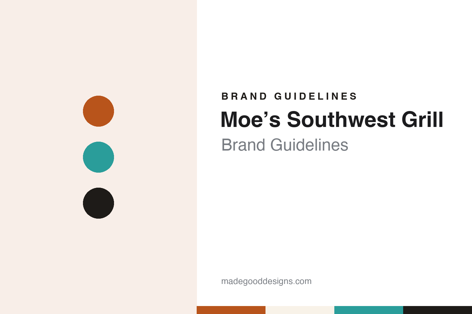 Moe’s Southwest Grill Brand Guidelines: Musicians, Outlaws and Entertainers