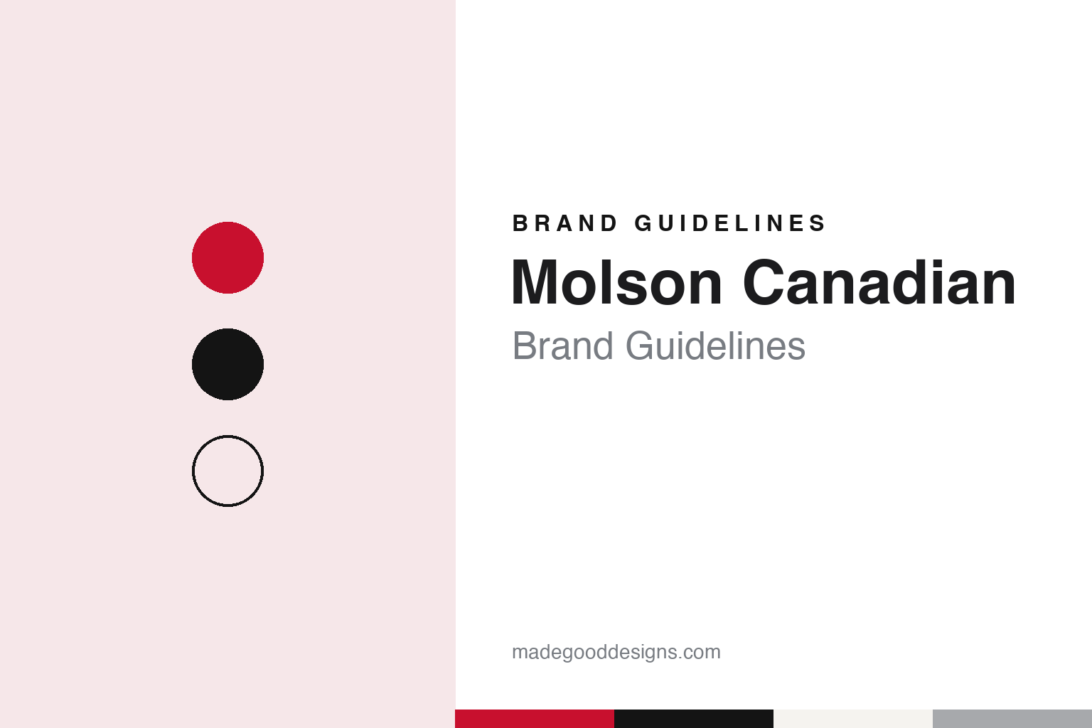 Molson Canadian Brand Guidelines: The 1959 Lager Behind “I Am Canadian”