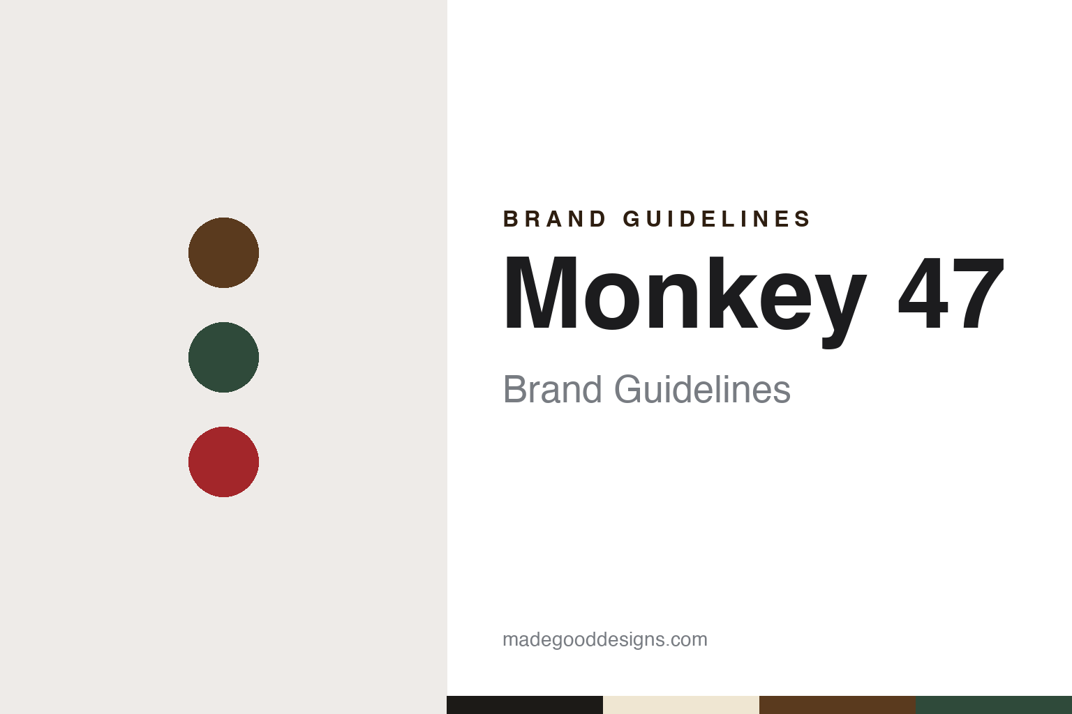 Monkey 47 Brand Guidelines: The Black Forest Gin in an Apothecary Bottle