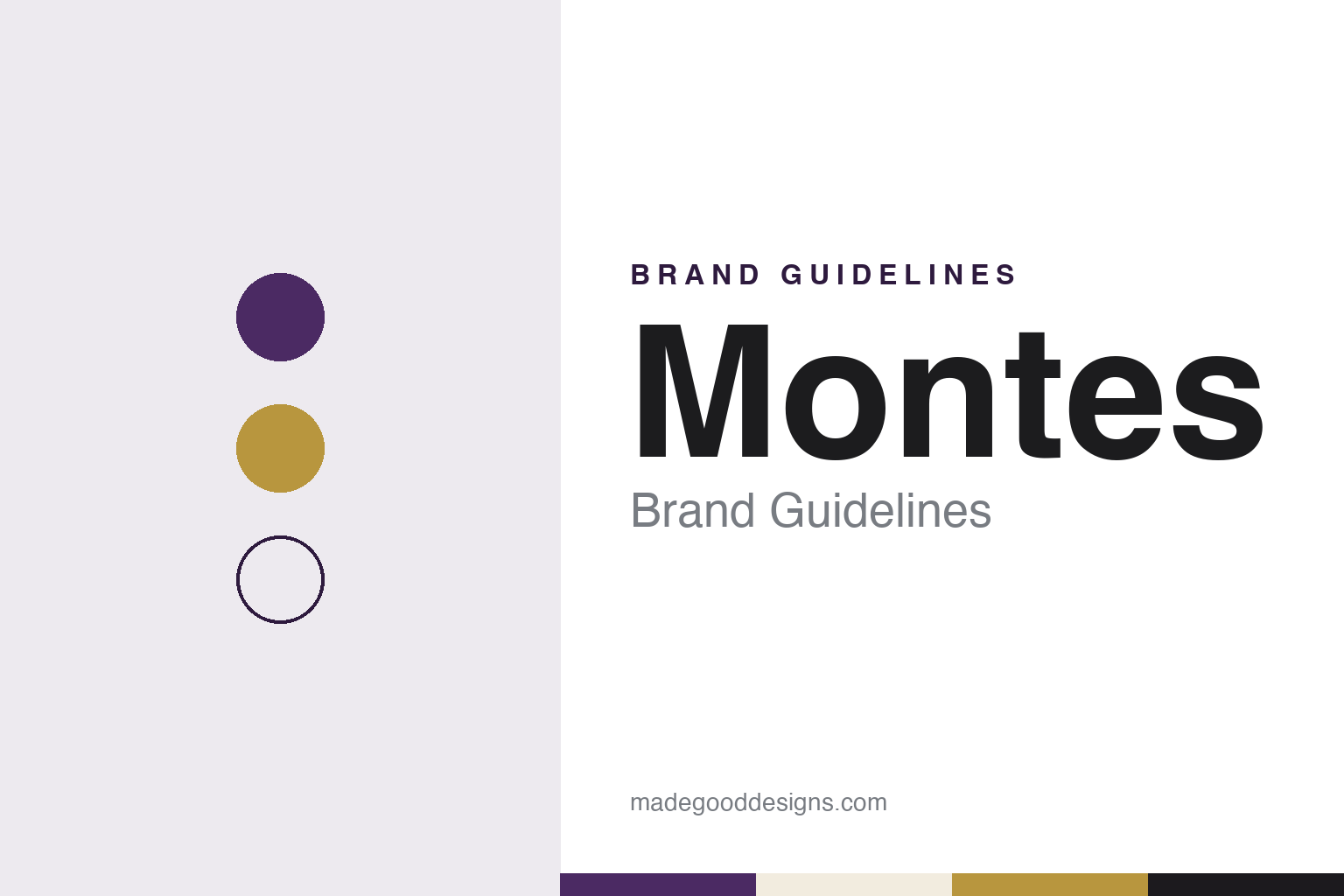 Montes brand guidelines — abstract colour discs and material texture (original homage; not a Montes product or logo)