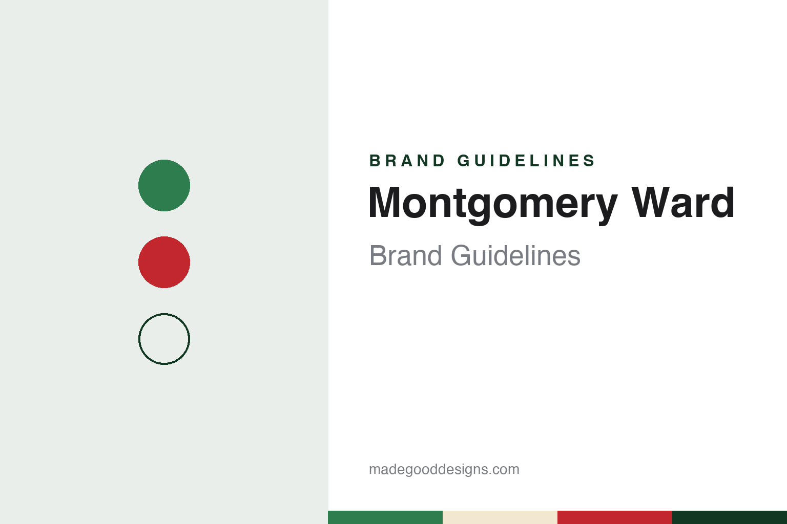 Montgomery Ward Brand Guidelines: The Chicago Catalogue House That Gave Us Rudolph