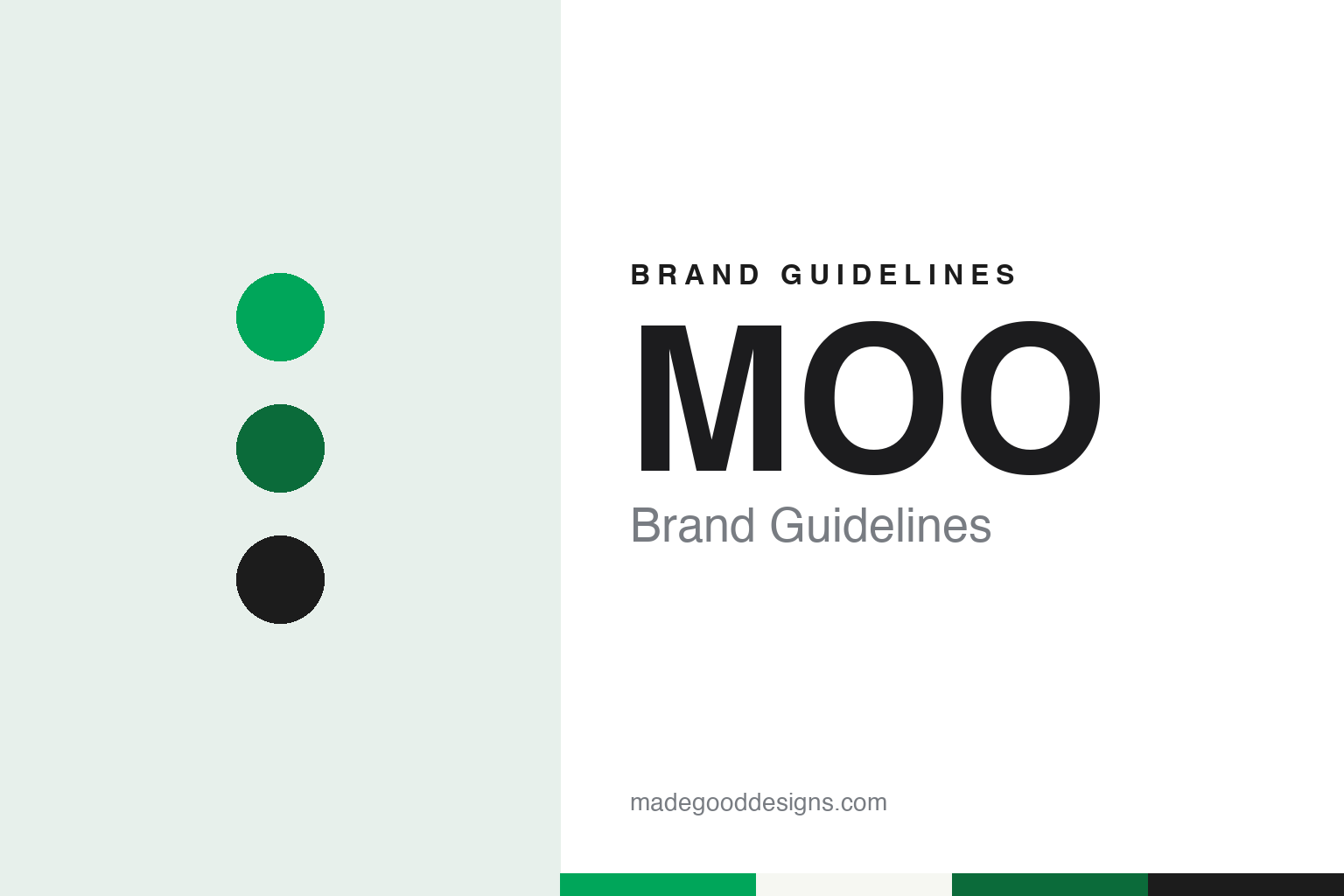 MOO Brand Guidelines: From Pleasure Cards to a Card Printer With a Green Identity