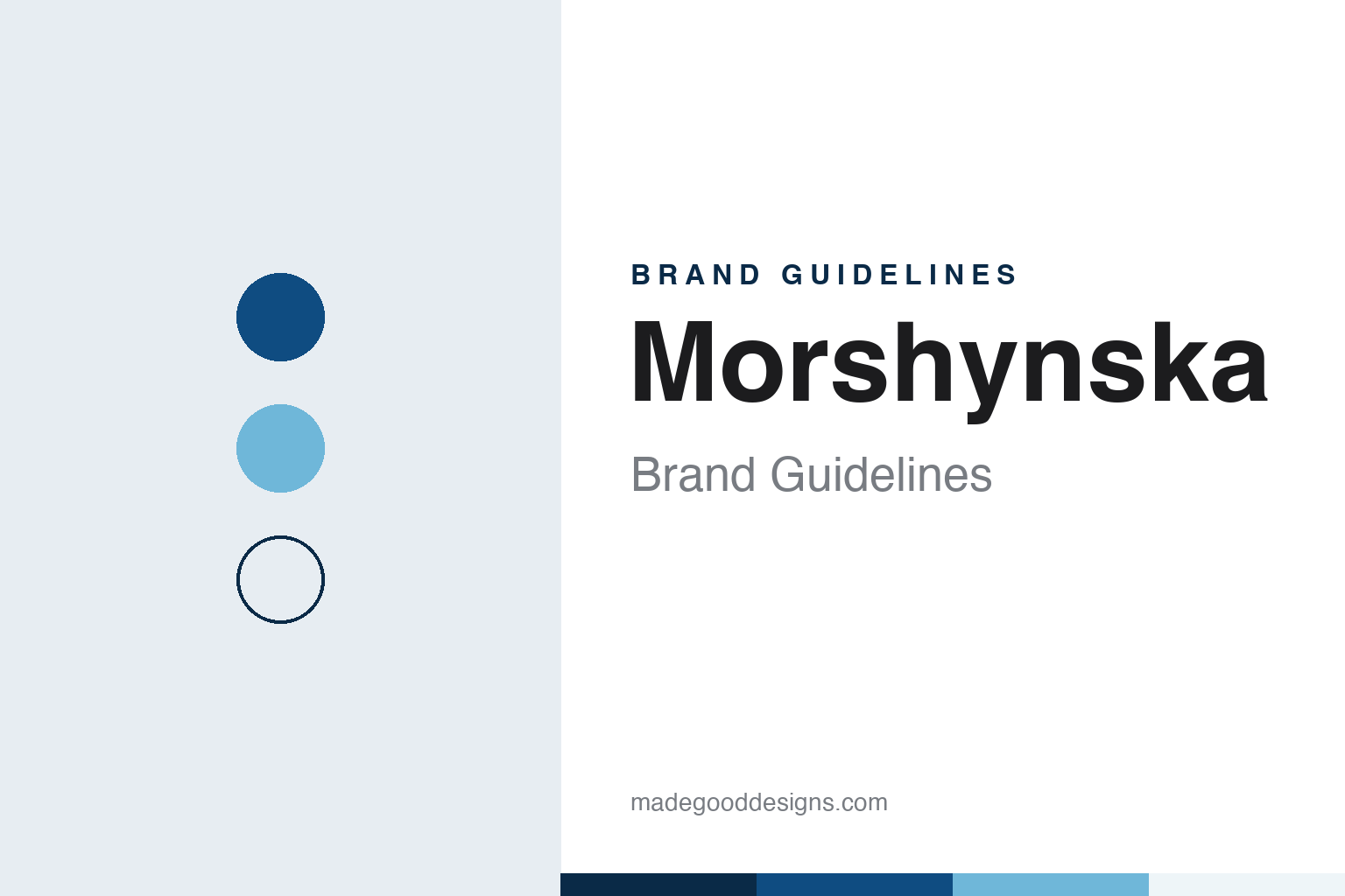 Morshynska Brand Guidelines: Mineral Water From the Carpathian Foothills