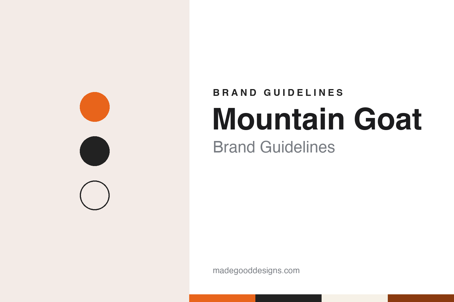 Mountain Goat Brand Guidelines: Richmond Craft Brewery Founded 1997, Asahi-Owned Since 2015