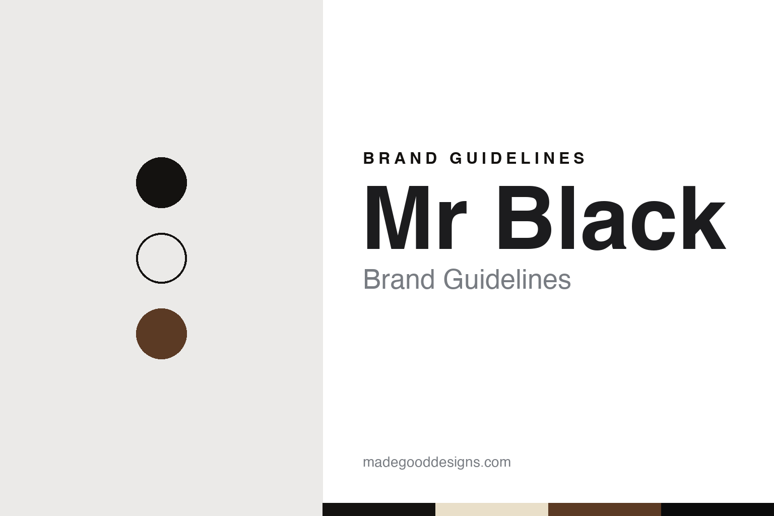 Mr Black Brand Guidelines: The Cold Brew Coffee Liqueur From Australia’s Central Coast