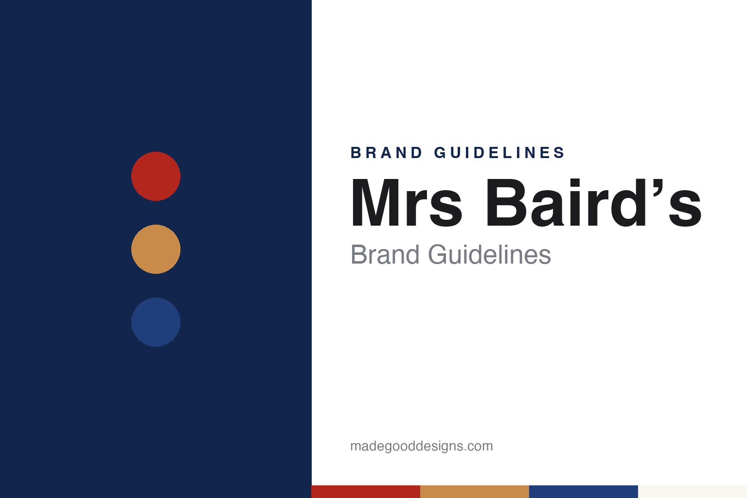 Mrs Baird’s Brand Guidelines: A 1908 Fort Worth Kitchen and Bimbo Bakeries USA