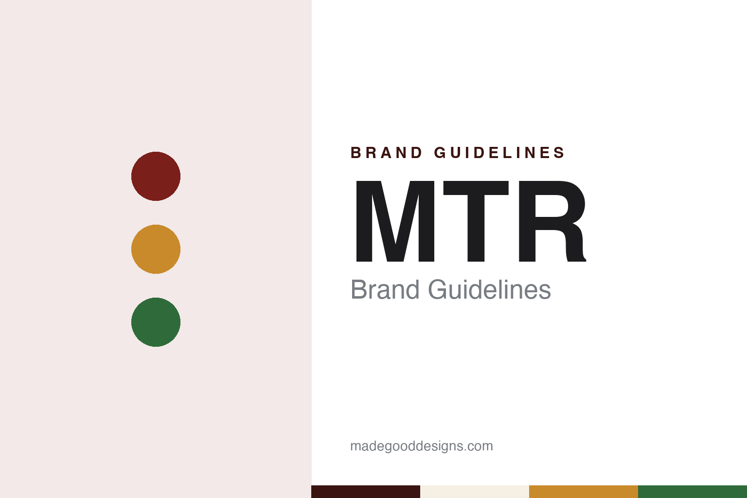 MTR Brand Guidelines: The Bengaluru Tiffin Room That Became a Packaged-Food Brand