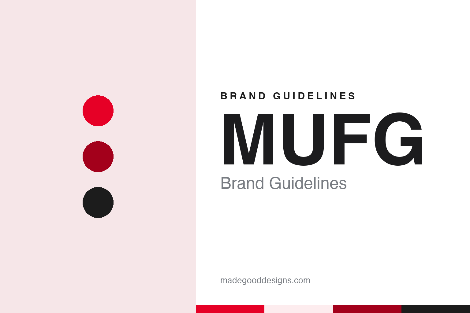 MUFG brand guidelines — abstract colour discs and material texture (original homage; not a MUFG product or logo)