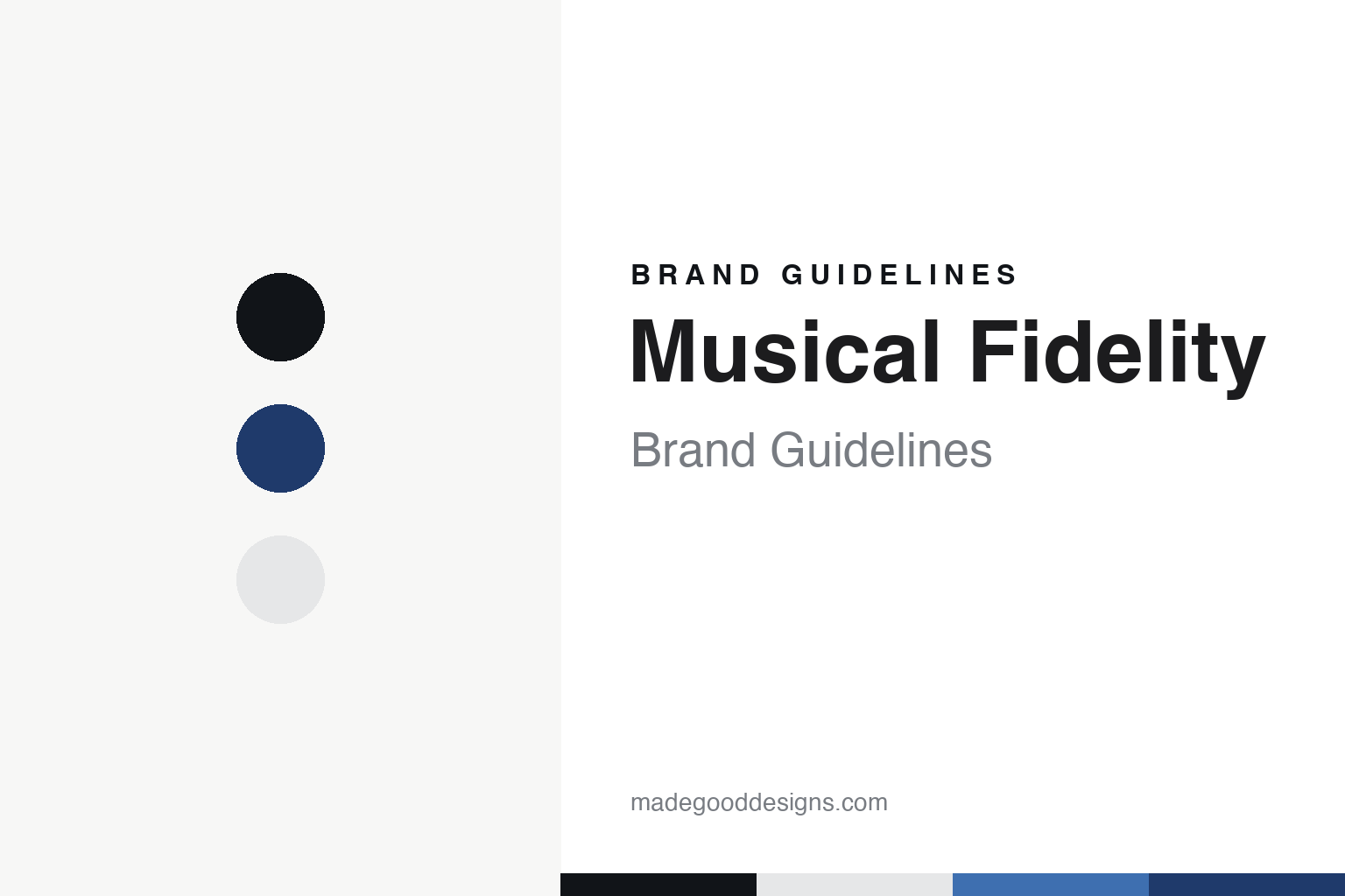 Musical Fidelity Brand Guidelines: The Clarinettist’s Amplifier Brand Behind the A1