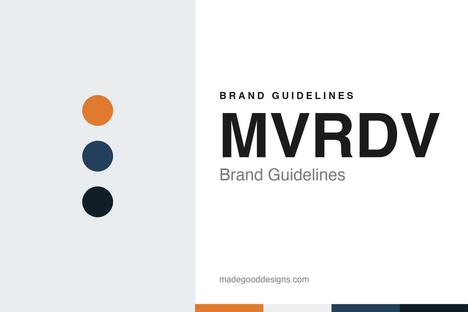 MVRDV Brand Guidelines: Three Founders’ Initials From Rotterdam