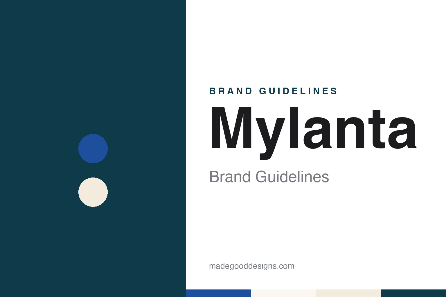 Mylanta brand guidelines — abstract colour discs and material texture (original homage; not a Mylanta product or logo)