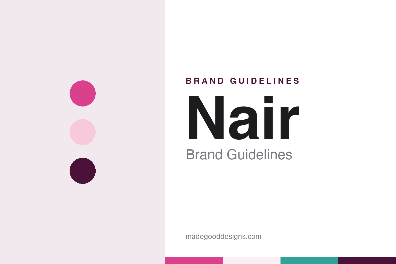 Nair Brand Guidelines: The 1940 Carter Products Depilatory Now Owned by Church & Dwight