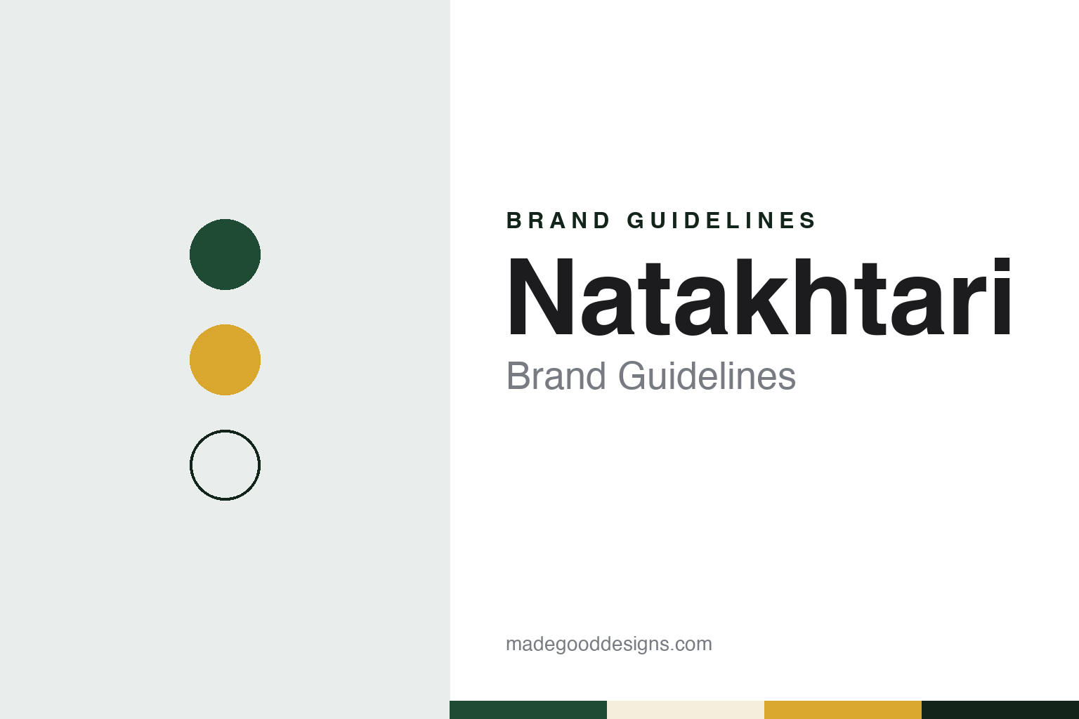 Natakhtari Brand Guidelines: The Georgian Village Brewery Behind a Beer and a Lemonade