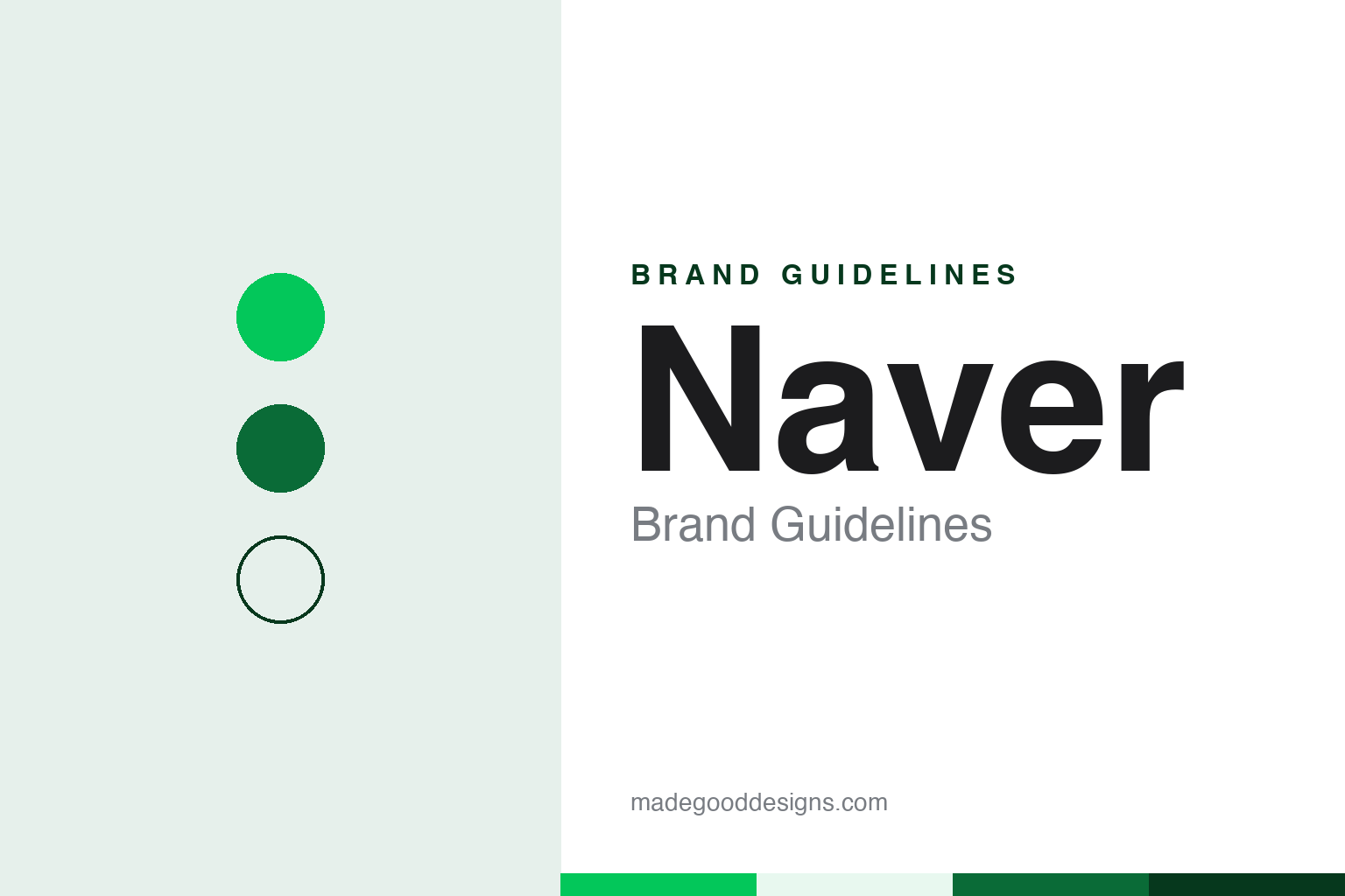 Naver Brand Guidelines: A Samsung SDS Venture, Naver Green and the 1784 Building