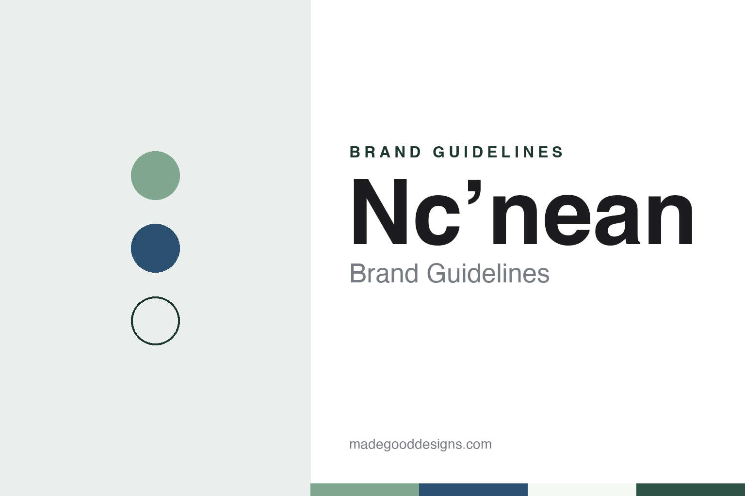Nc’nean Brand Guidelines: Annabel Thomas’s Organic Whisky Distillery at Drimnin, Distilling Since 2017