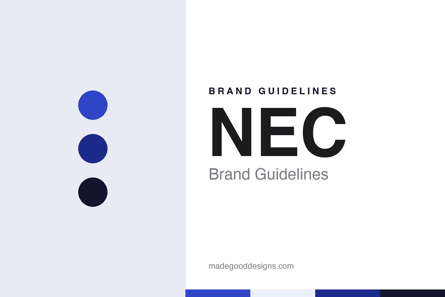 NEC Brand Guidelines: Nippon Electric, Three Letters & an Orchestrating Curve