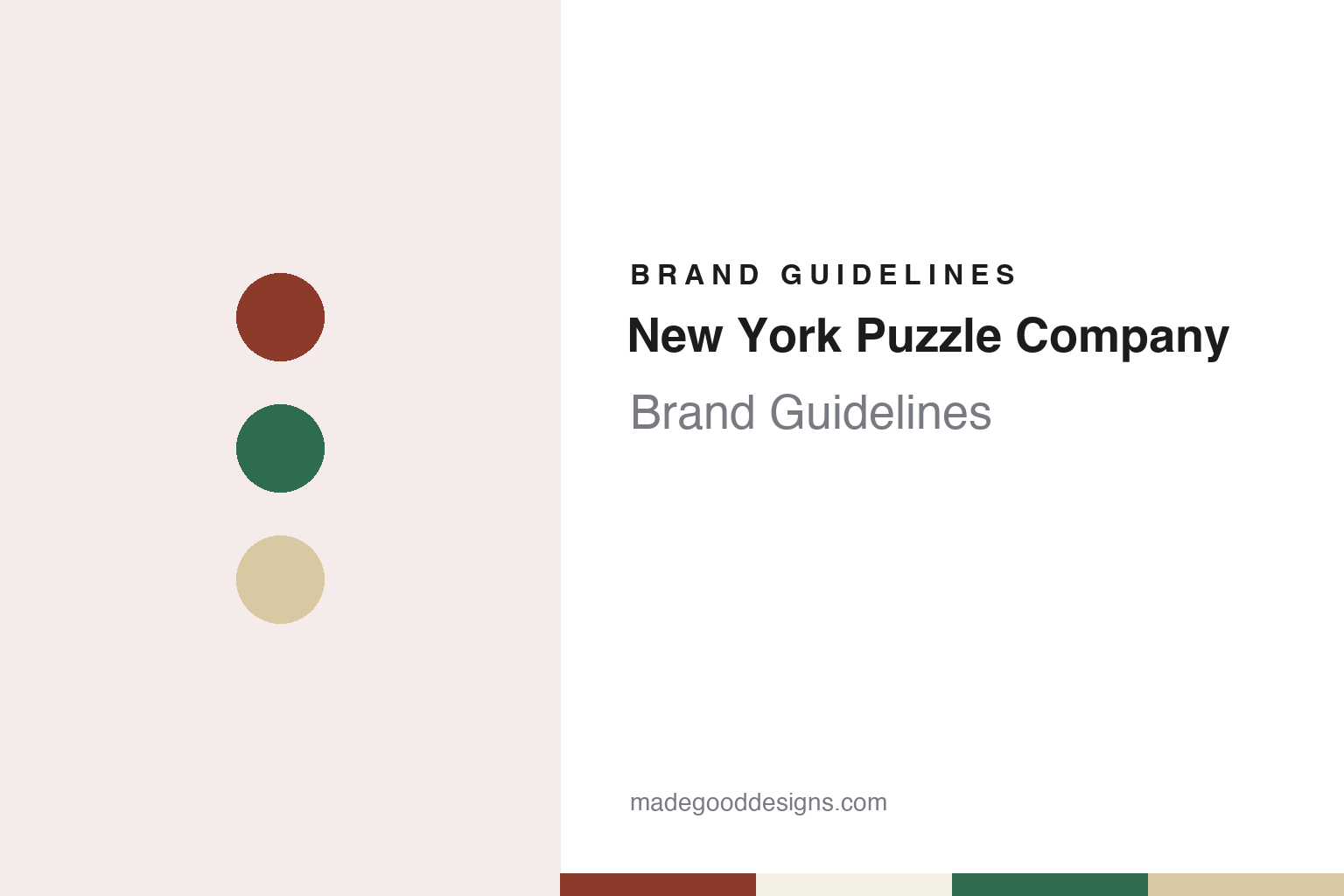 New York Puzzle Company Brand Guidelines: The Brooklyn Puzzle Maker That Began With a Subway Map
