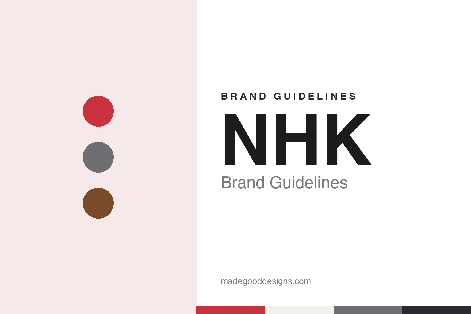 NHK Brand Guidelines: Three Eggs in 1995, a Grey Wordmark in 2020 and Domo