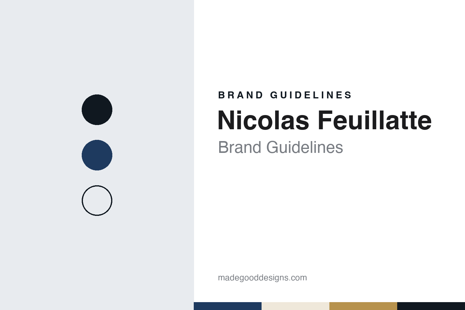 Nicolas Feuillatte brand guidelines — abstract colour discs and material texture (original homage; not a Nicolas Feuillatte product or logo)