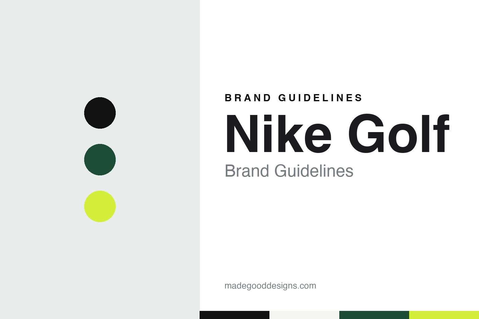 Nike Golf Brand Guidelines: The Swoosh in Golf, From Turnberry Shoes to the 2016 Equipment Exit