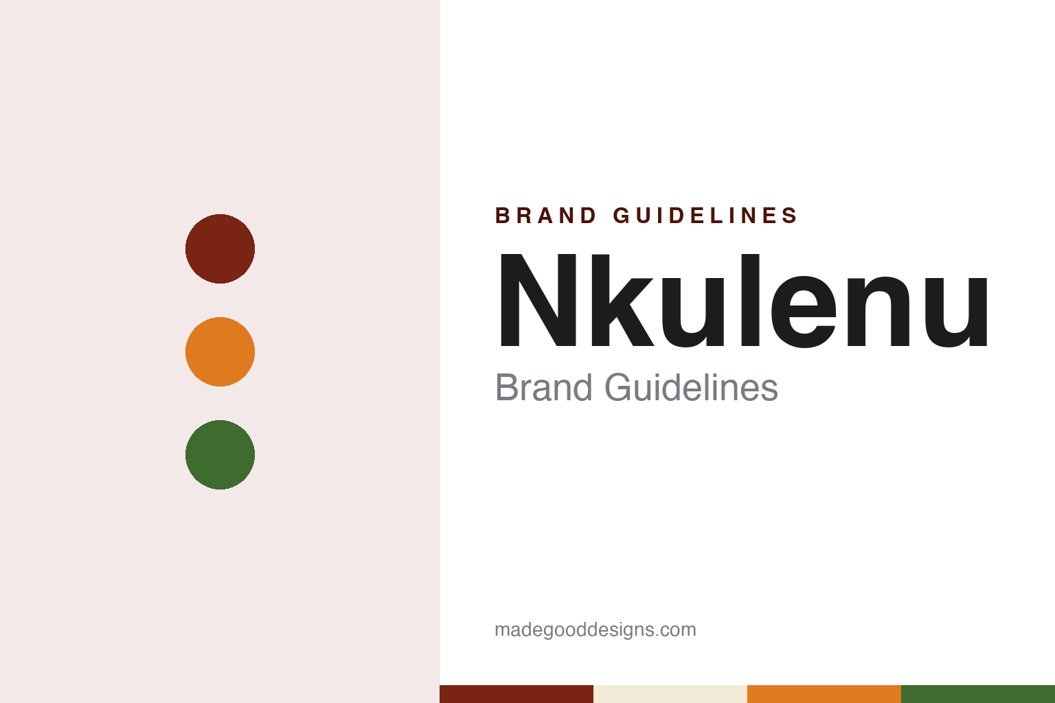 Nkulenu Brand Guidelines: Esther Ocloo’s Accra Food Maker Behind Palm Soup Base