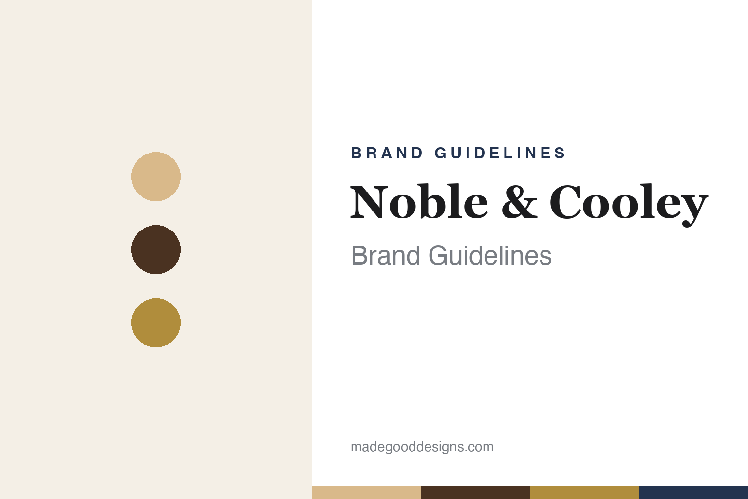 Noble & Cooley Brand Guidelines: The Granville Toy-Drum Maker of 1854 Behind the Steam-Bent SS Classic