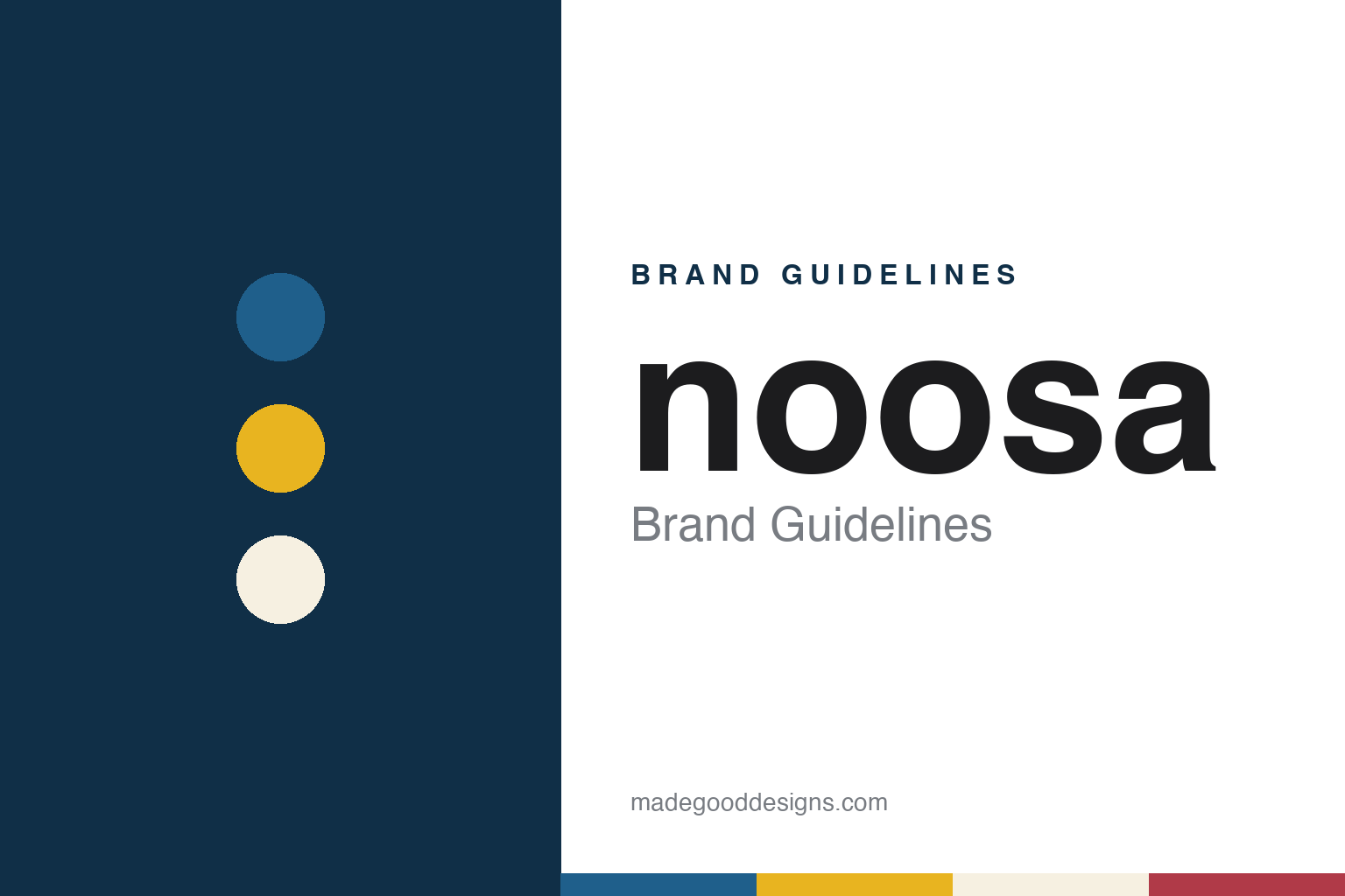 Noosa Brand Guidelines: An Australian Recipe Made on a Colorado Dairy Farm
