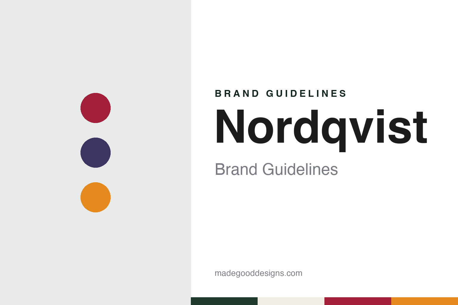 Nordqvist Brand Guidelines: The Helsinki Tea Shop That Became a Finnish Tea House