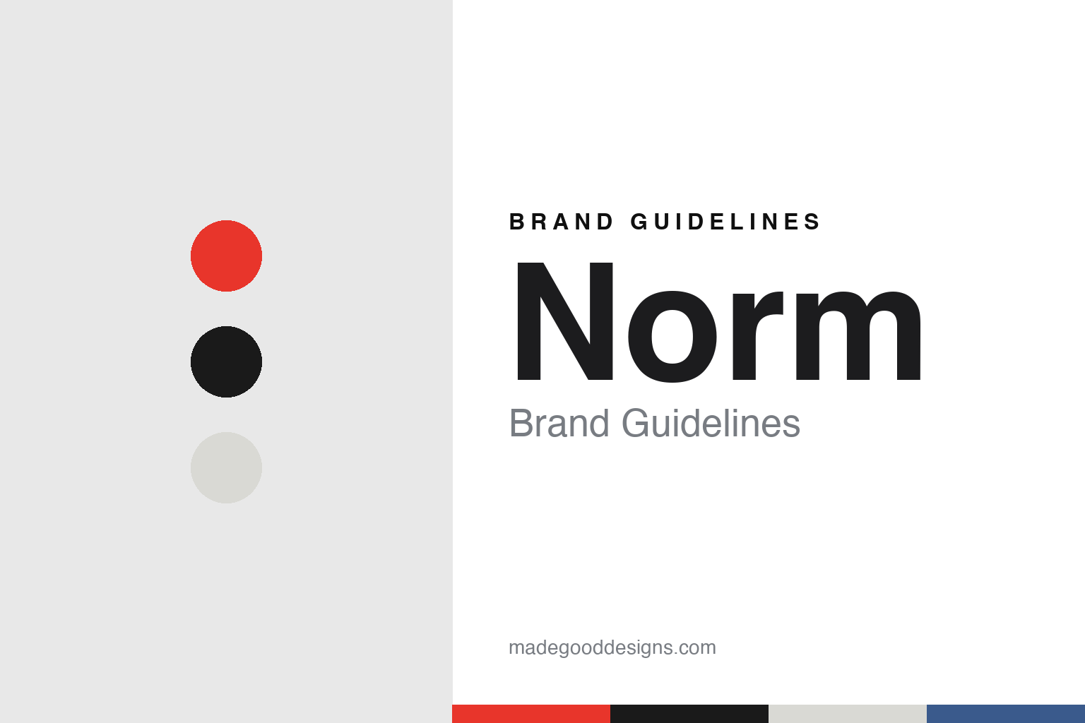 Norm Brand Guidelines: Zurich Since 1999, Self-Published Books and the Simple and Replica Typefaces