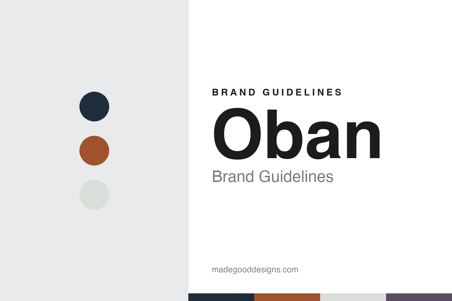 Oban Brand Guidelines: The 1794 West Highland Distillery the Town Grew Around