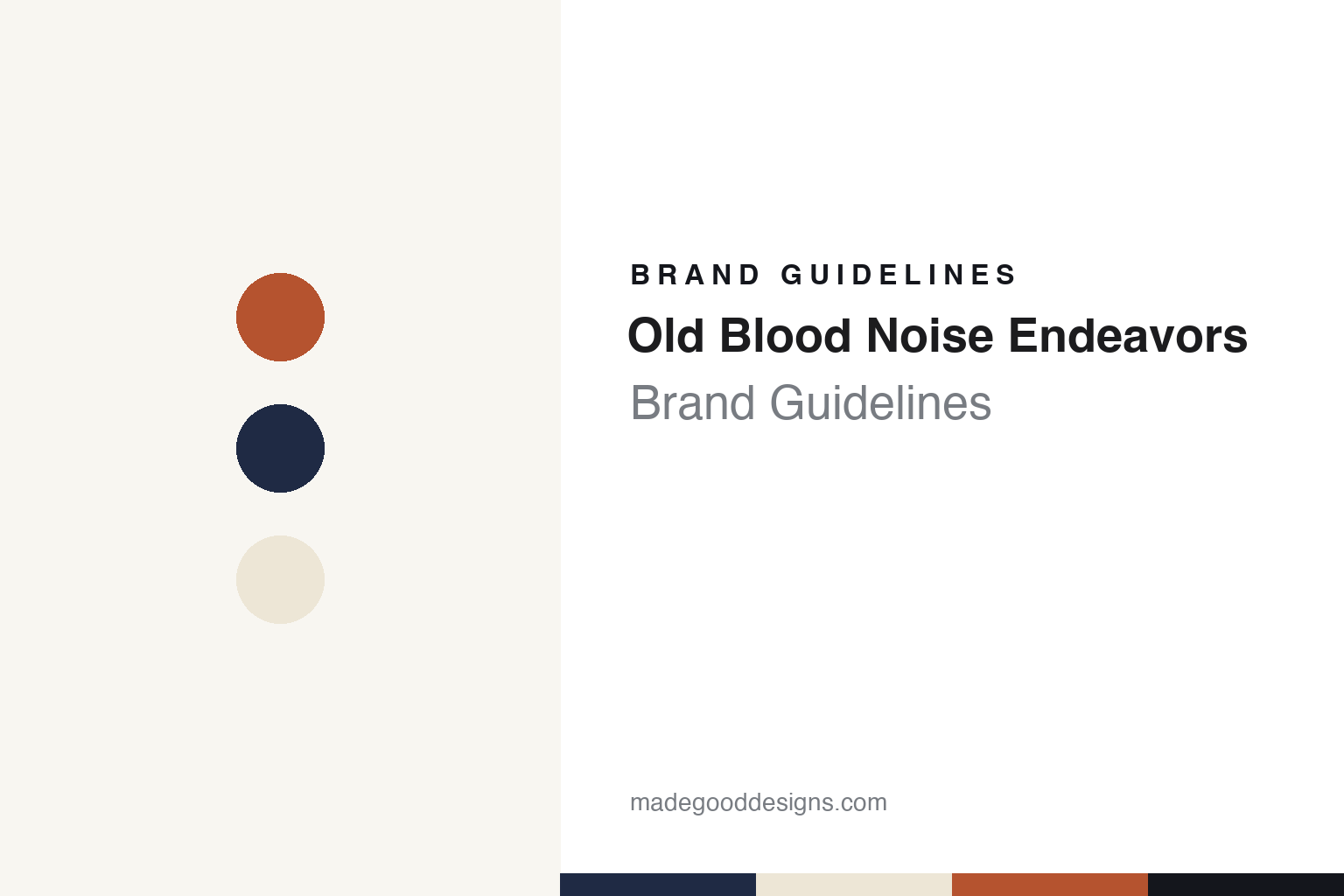 Old Blood Noise Endeavors brand guidelines — abstract colour discs and material texture (original homage; not a Old Blood Noise Endeavors product or logo)