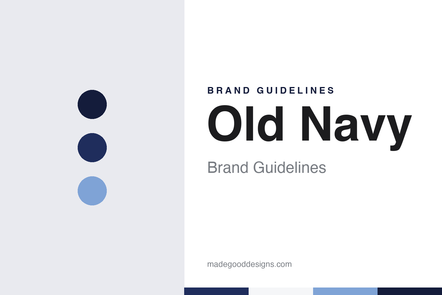 Old Navy Brand Guidelines: Gap Warehouse Renamed in 1994 After a Name Seen in Paris