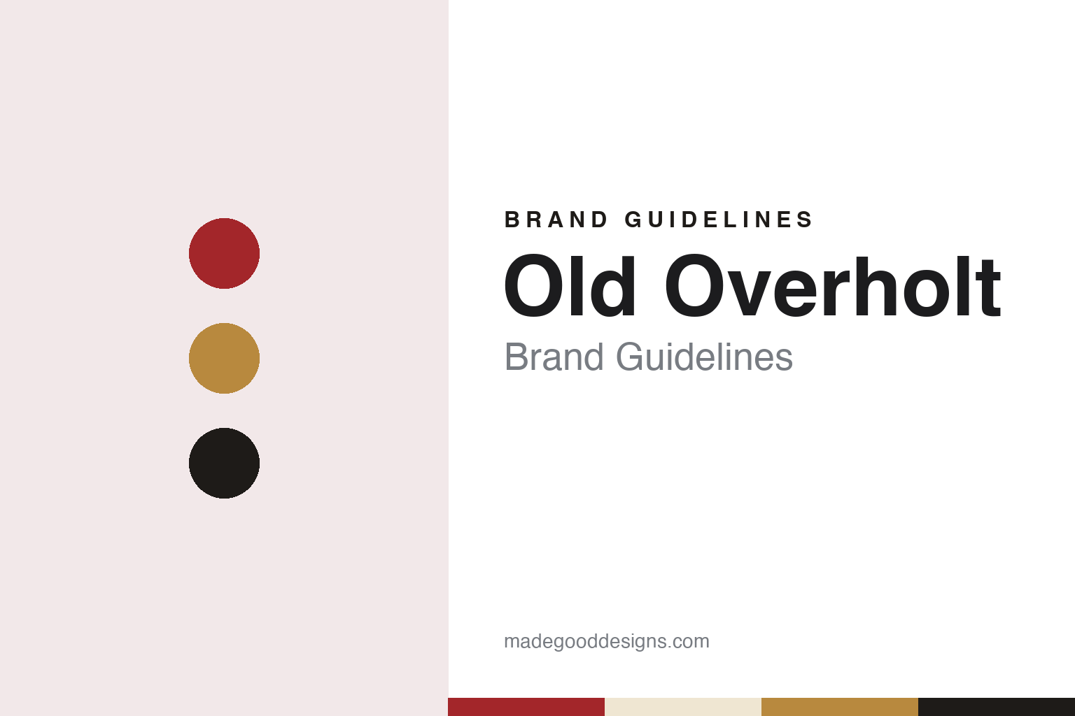 Old Overholt Brand Guidelines: The Pennsylvania Rye With Abraham Overholt’s Frown